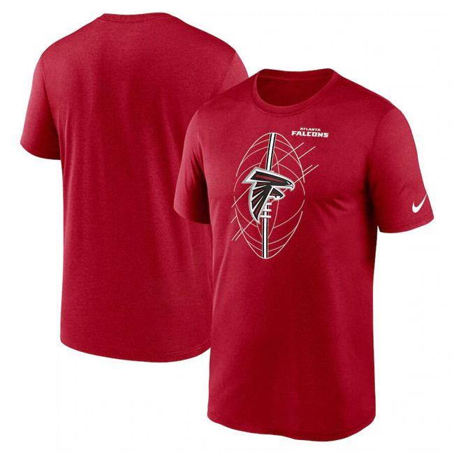 Men's Atlanta Falcons Red Legend Icon Performance T-Shirt